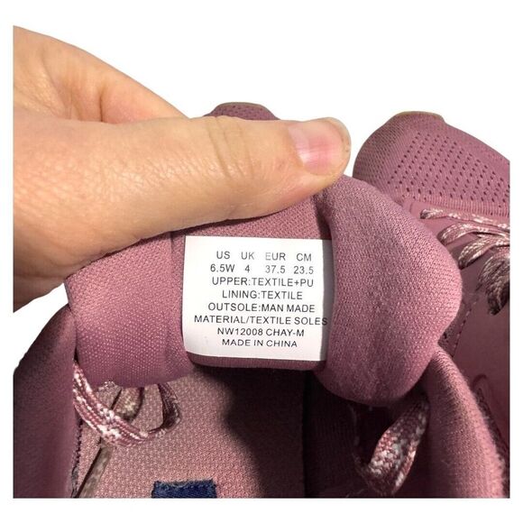 US Polo ASSN Woman's Running‎ Hiking Shoes Sneakers burgundy Size 6.5W - Picture 7 of 7